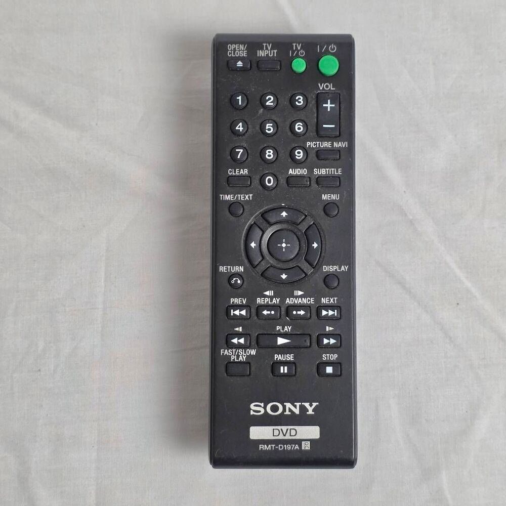 Sony DVD Remote Control RMT-D197A - Picture 2 of 10